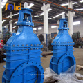 Ductile iron resilient rubber lined gate valves with indicator